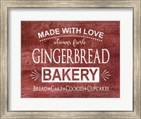 Framed Gingerbread Bakery