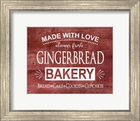 Framed Gingerbread Bakery