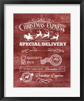 Framed Christmas Express