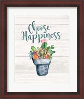 Framed Choose Happiness