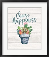 Framed Choose Happiness