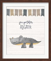 Framed Later Alligator