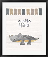 Framed Later Alligator