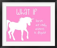 Framed What If Horses