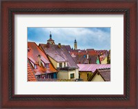 Framed Red Roofs of Rothenburg I