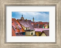 Framed Red Roofs of Rothenburg I