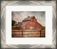 Framed York Road Barn