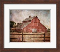 Framed York Road Barn