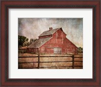 Framed York Road Barn