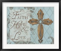 Framed Faith Hope Love