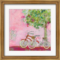 Framed Pink Bicycles