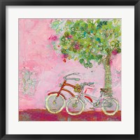 Framed Pink Bicycles