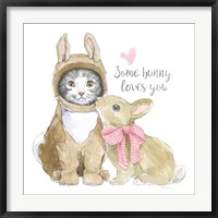 Framed Easter Kitties III