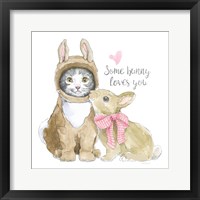 Framed Easter Kitties III