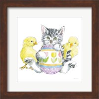 Framed Easter Kitties V