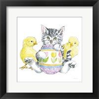 Framed Easter Kitties V