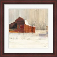 Framed Winter on the Farm