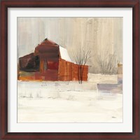 Framed Winter on the Farm