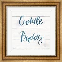 Framed Sweet Baby Boy VI White Wood Sq