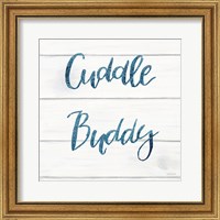 Framed Sweet Baby Boy VI White Wood Sq