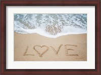 Framed Beach Love II