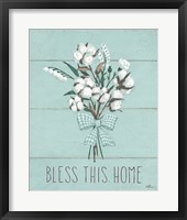 Framed Blessed II Mint