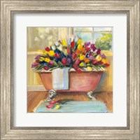 Framed Bathtub Bouquet II