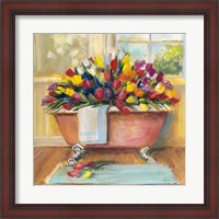 Framed Bathtub Bouquet II