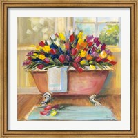 Framed Bathtub Bouquet II