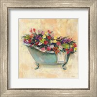 Framed Bathtub Bouquet I