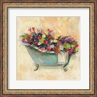 Framed Bathtub Bouquet I