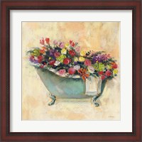 Framed Bathtub Bouquet I