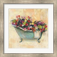 Framed Bathtub Bouquet I