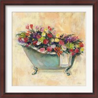 Framed Bathtub Bouquet I