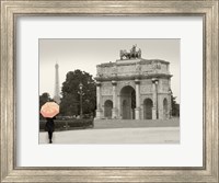 Framed Paris in the Rain I