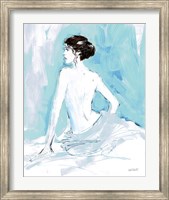 Framed Nude II Blue