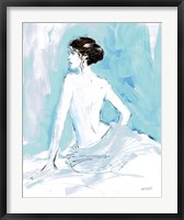 Framed Nude II Blue