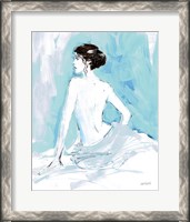 Framed Nude II Blue