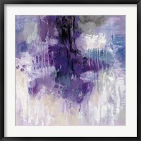 Framed Violet Rain