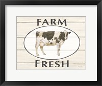 Framed Country Cow IV