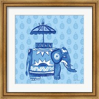 Framed Jeweled Elephant I