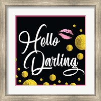 Framed Hello Darling