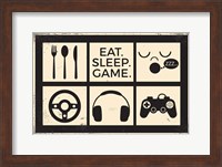 Framed Eat Sleep Game
