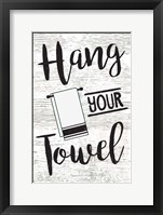Hang Your Towel Framed Print