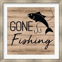 Framed Gone Fishing