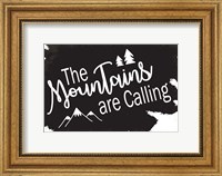 Framed Mountains are Calling