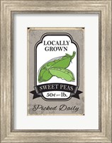 Framed Sweet Peas