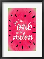 Framed Watermelon I