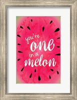 Framed Watermelon I