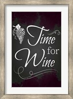 Framed Time for Wine